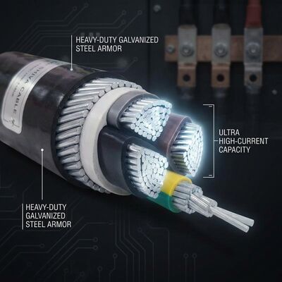 চীন ABC 4x35mm2 UV Stabilized PVC Insulated Aerial Bundled Cable Overhead 0.6/1kV IEC60502 সরবরাহকারী
