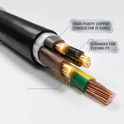 চীন LSZH 3x2.5mm2 PVC Insulated Building Cable Low Smoke Zero Halogen Flame Retardant 450/750V সরবরাহকারী