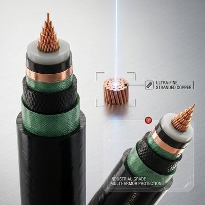 চীন Flexible Class 5 Fine Stranded 4x35mm2 Copper XLPE Insulated RV-K Power Cable সরবরাহকারী