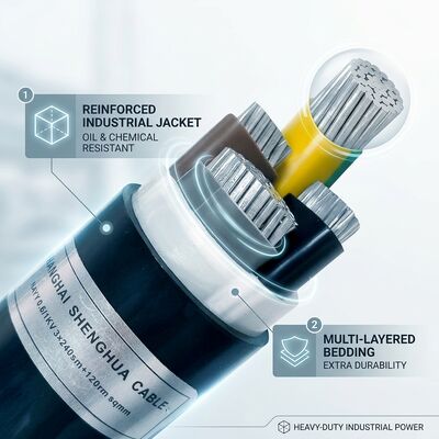 Oil Resistant Chemical Resistant PVC Insulated Cable 450/750V 3 Core Industrial Use সরবরাহকারী