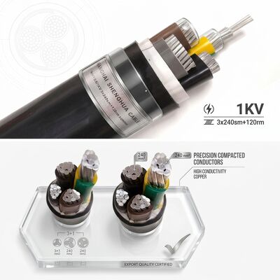 Factory Direct PVC Insulated Power Cable 0.6/1kV 4x70mm2 Copper Export Grade সরবরাহকারী