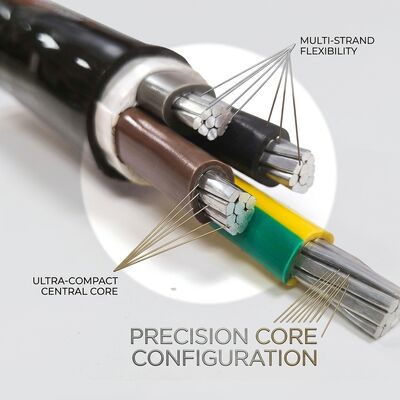Free Sample PVC Insulated Power Cable 0.6/1kV 3x10mm2 Copper Fast Delivery সরবরাহকারী