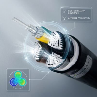 NYY 4x25mm2 PVC Insulated Cable 90C High Temperature Underground 0.6/1kV IEC60502 Power Wire সরবরাহকারী