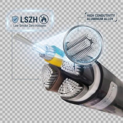 VGV 3x4mm2 UV Resistant PVC Insulated Cable Outdoor Overhead 0.6/1kV IEC60502 Copper সরবরাহকারী