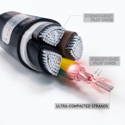 NYY 1x120mm2 PVC Insulated Single Core Cable 90C Power Station 0.6/1kV IEC60502 সরবরাহকারী