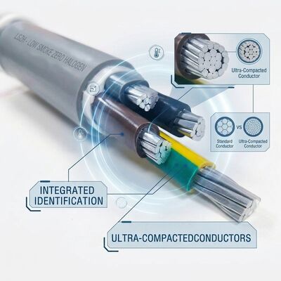 N2XCH-J 5x16mm2 Low Smoke Zero Halogen PVC Insulated Cable Tunnel 0.6/1kV IEC60502 সরবরাহকারী