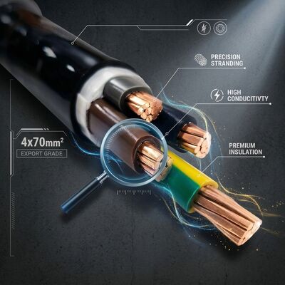 LSZH 3x2.5mm2 PVC Insulated Building Cable Low Smoke Zero Halogen Flame Retardant 450/750V সরবরাহকারী