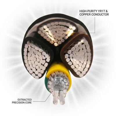 LSZH 7x1.5mm2 PVC Insulated Control Cable Halogen Free Subway 450/750V IEC60228 সরবরাহকারী